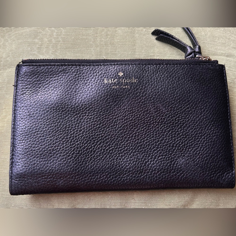 Kate Spade DBL zip wallet - Picture 1 of 6